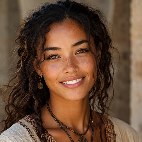 Lyra Kaelor, the Kallvena — the officer of the Ministry of Hospitality who welcomes new citizens of Kaltora
